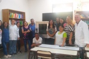 La escuela Antonio Quaranta recibió la donación de un horno industrial para su comedor escolar