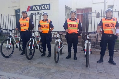 La Comisaría 21 de Jáchal implementó la Unidad Ciclística para fortalecer la relación con la comunidad