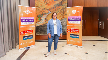 Patricia Balmaceda representa a Jáchal con su proyecto “Fábrica de varillas y sachet de miel” en el concurso Emprendedora del Sol