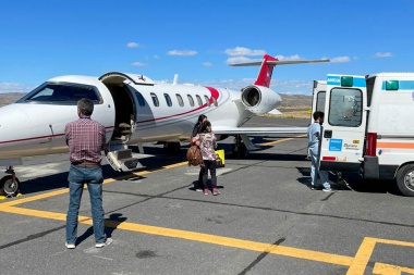El avión de San Juan viajó a Chubut para aeroevacuar a una paciente sanjuanina