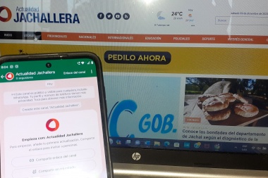 Actualidad Jachallera expandió su cobertura informativa con un canal de noticias en WhatsApp