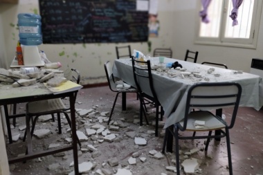 Tras el derrumbe del techo y el colapso de varios sectores, refaccionarán la Escuela Gascón con un presupuesto millonario