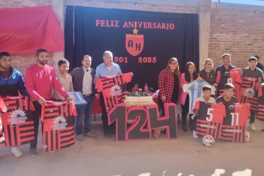 El Club Atlético Huaco celebró su 124° aniversario con espíritu renovado y el compromiso de seguir creciendo