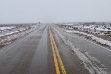 Vialidad Nacional pidió precaución al circular por rutas a Jáchal e Iglesia ante posible formación de hielo y nieve