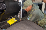 Gendarmería incautó más de un kilo de cocaína oculto en un auto que ingresaba a San Juan desde Mendoza