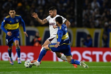 Boca Juniors empató con Club Lanús en un intenso partido de Copa de la Liga Profesional