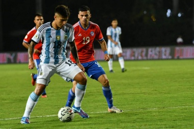 La Selección Argentina sub 23 apabulló a Chile, avanzó al cuadrangular final y sueña con París 2024
