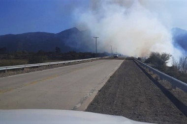 Detuvieron a un vecino de Jáchal por los incendios en El Volcán- San Roque