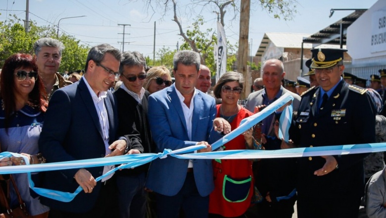 El gobernador Sergio Uñac inauguró la Subcomisaría del barrio Buenaventura Luna, en Rawson