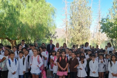 La apertura del Ciclo Lectivo 2023 fue en la escuela Mercedes Nievas de Castro