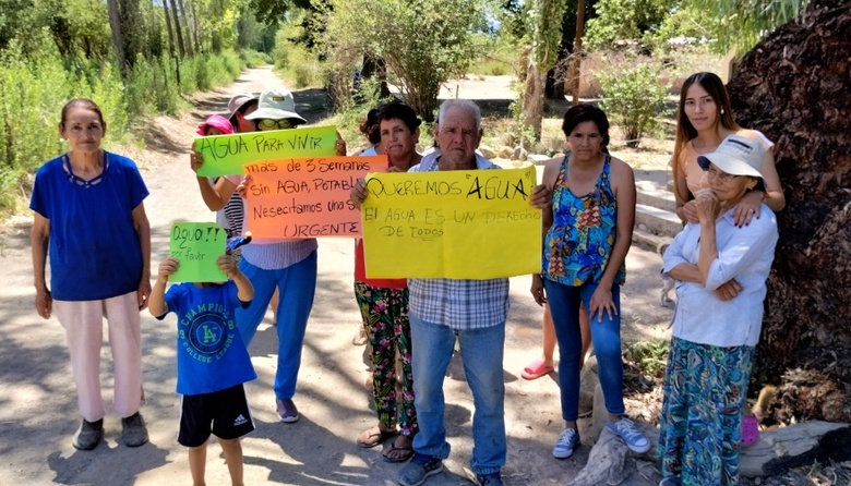 Vecinos de Gran China reclaman por falta de agua en medio del calor ...