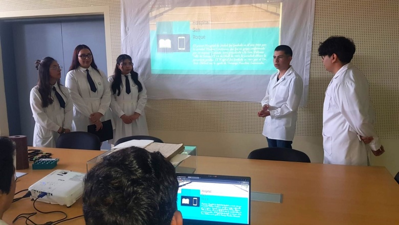 Estudiantes de la EPET N°1 de Jáchal digitalizaron con éxito casi 200 años de historia del Hospital San Roque
