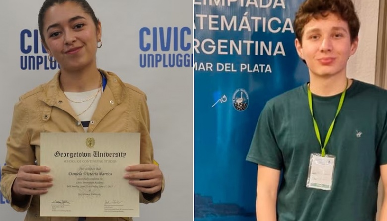 Dos jóvenes de Argentina nominados para el premio al mejor estudiante del mundo denominado Global Student Prize