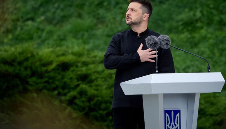 El presidente Volodimir Zelensky reiteró que Ucrania no entregará ninguna de sus tierras a Rusia