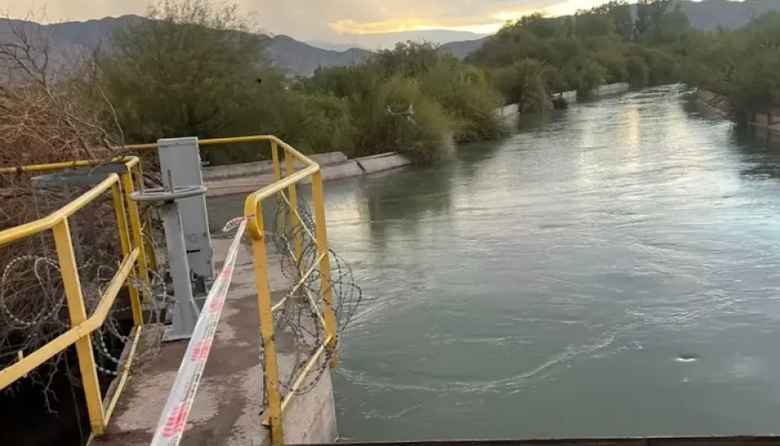 Un hombre cayó al Canal Céspedes y los equipos de rescate trabajan contra reloj para dar con su paradero en Pocito