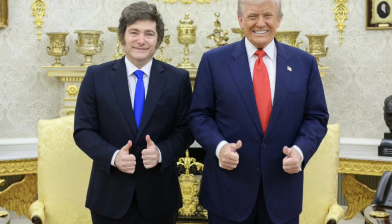 Donald Trump a Javier Milei en la Casa Blanca: "Si pierde las elecciones no seremos generosos con Argentina"