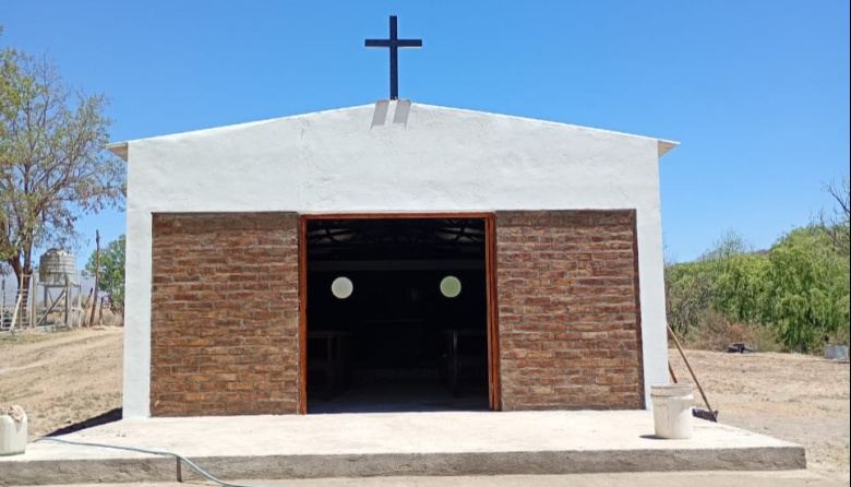 Gualcamayo inicia sus Fiestas Patronales con un triduo de oración y la inauguración de la nueva Capilla de San Agustín