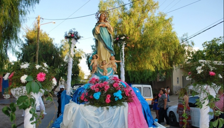 Día de la Inmaculada Concepción: Jáchal renueva su fe con Santa Misa, bautismos y procesión por las calles del departamento