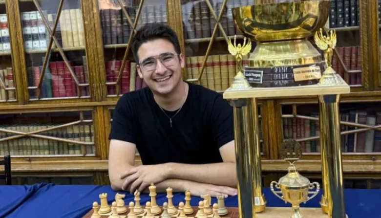 Román Herrmann volvió a hacer historia, se consagró campeón sanjuanino de ajedrez por tercera vez consecutiva