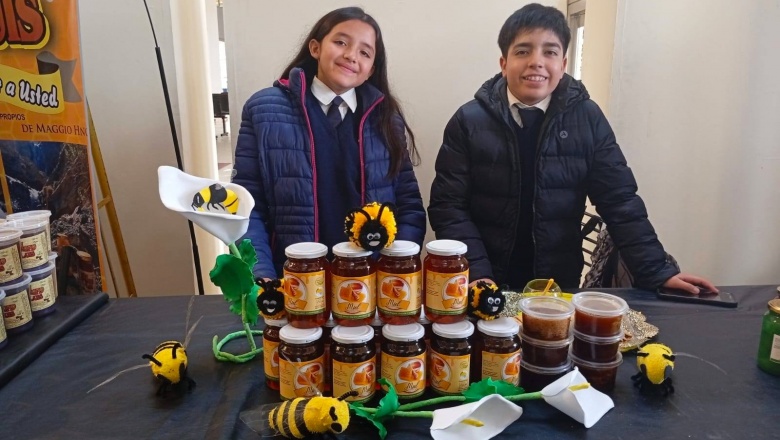 Alumnos de la Escuela Agrotécnica Dr. Manuel Belgrano brillaron en la exposición de la 13° Semana de la Miel Sanjuanina