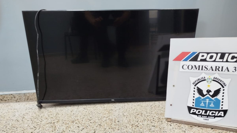 Un vecino devolvió un televisor que había comprado sin saber que era robado y la policía pudo resolver el caso