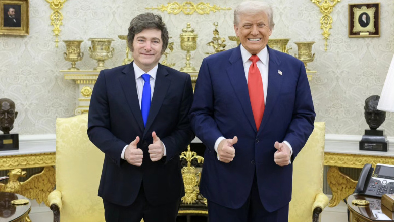 Donald Trump a Javier Milei en la Casa Blanca: "Si pierde las elecciones no seremos generosos con Argentina"