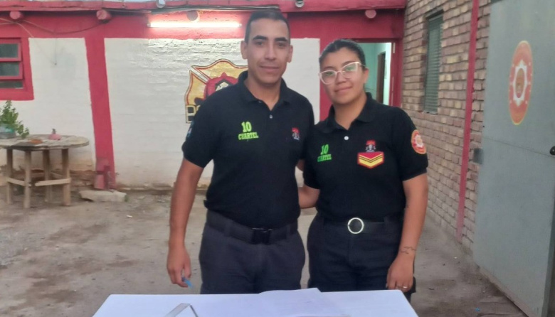 Se realizó oficialmente el cambio de la Jefatura del "Cuerpo Activo de los Bomberos Voluntarios de Jáchal"