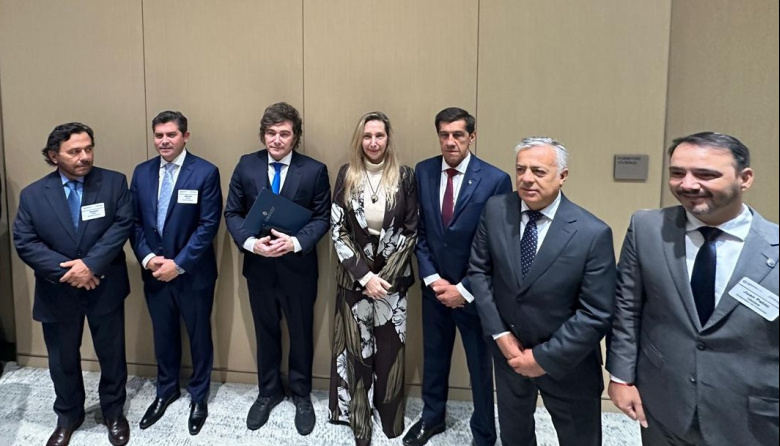 El gobernador Orrego participó en la apertura de Argentina Week en Nueva York junto al presidente Javier Milei