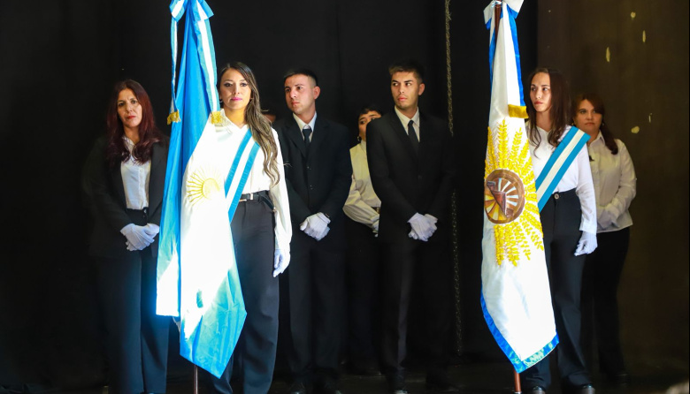 La Municipalidad de Jáchal presentó a sus nuevos cuerpos de bandera y renovó el compromiso con los valores institucionales