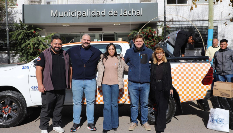 La Municipalidad de Jáchal recibió equipamiento e insumos para los talleres destinados a personas mayores en todo el departamento