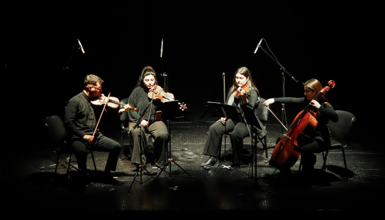 Una noche inolvidable de música y emociones, el Cuarteto Ámbar brilló en el Teatro del Bicentenario de Jáchal
