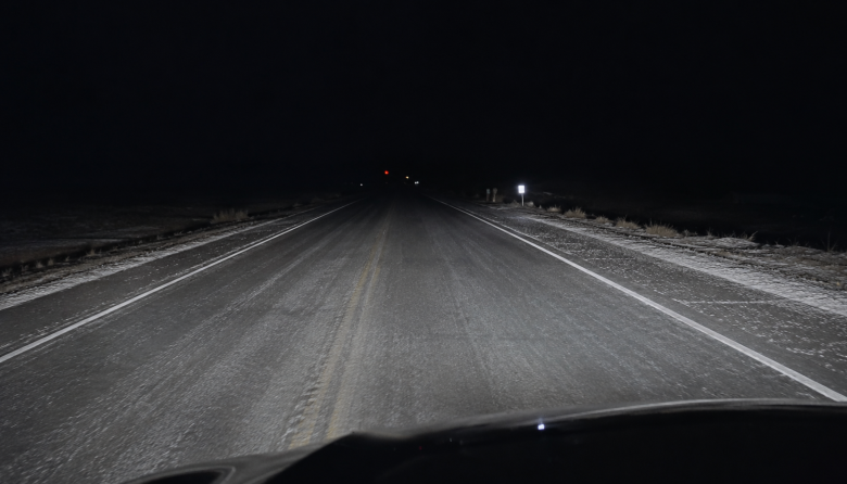 Vialidad Nacional pidió evitar la circulación nocturna en las rutas que conectan con Jáchal por hielo, nieve y baja visibilidad