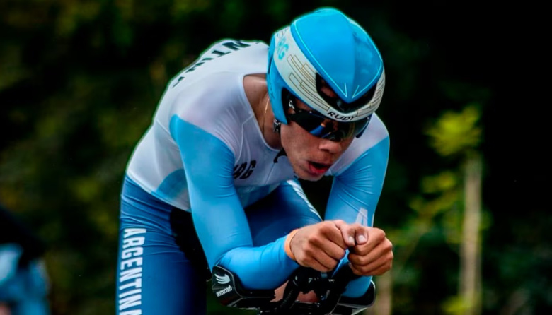 El sanjuanino Mateo Kalejman voló en la contrarreloj de los Juegos Suramericanos y ganó la medalla de oro para Argentina