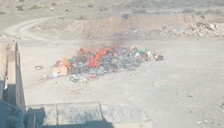 Desde el Municipio de Jáchal advierten por cenizas mal apagadas que pueden provocar incendios y poner en riesgo a recolectores