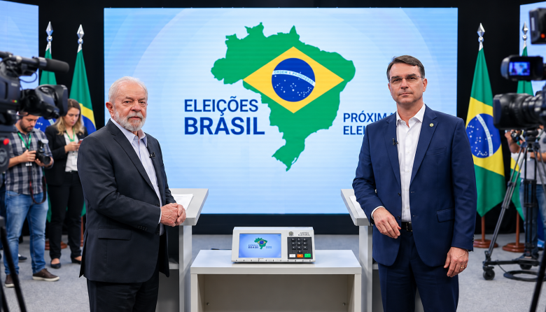 Flávio Bolsonaro quedó primero y Lula segundo, Brasil se prepara para una segunda vuelta que definirá al próximo presidente