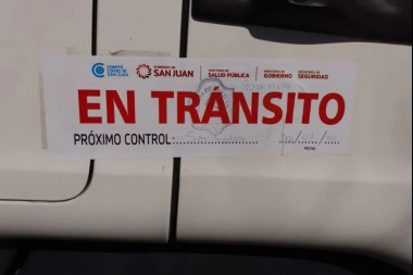 Un camionero de La Rioja rompió la faja de seguridad y estuvo de paseo por la Capital de San Juan