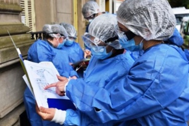 La distribución de casos de coronavirus en la provincia, departamento por departamento