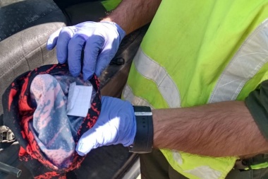 ESTE VIERNES: Un ciudadano que se dirigía a Jáchal trasladaba cocaína oculta en su tapaboca