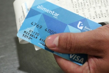 Este viernes comienza a acreditarse el monto de junio en la Tarjeta Alimentar