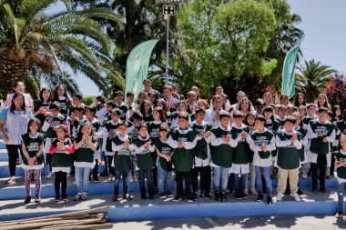 Alumnos de escuelas de Jáchal realizaron la Promesa de Cuidado Ambiental