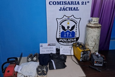 La Brigada de Investigación resolvió varios casos de hurto: Dos detenidos y bienes recuperados