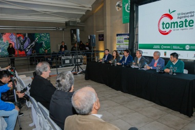 Comenzó el “VII Encuentro Argentino del Tomate” que es organizado por el Gobierno de San Juan