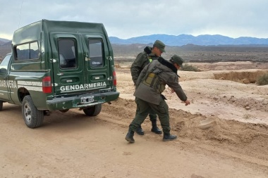El Escuadrón 25 Jáchal de Gendarmería Nacional encontró una valiosa pieza arqueológica