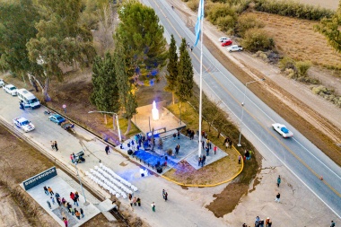 Video: Mira como fue la inauguración de obras del Portal de Ingreso al departamento de Jáchal