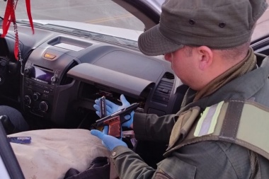 Detuvieron a una persona por portación ilegal de un arma en un Control de Gendarmería en Jáchal