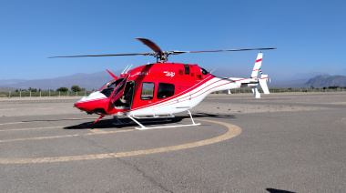Se realizó la aeroevacuación de urgencia de un paciente de Jáchal con destino al Hospital Dr. Guillermo Rawson