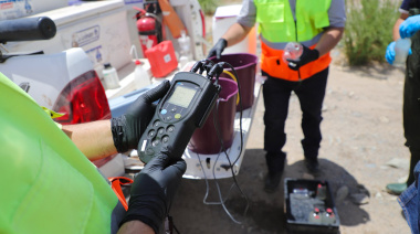 Después de dos años sin estudios, la Municipalidad de Jáchal inició un operativo para evaluar la calidad del agua
