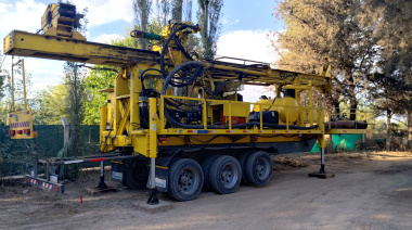 Llegaron los primeros equipos para perforar el pozo que reemplazará al colapsado en la Planta Potabilizadora de Villa Mercedes