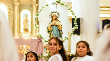 Bajo el lema “María, peregrina de esperanza”, avanzan las noches de novena y solemnidad de la Inmaculada Concepción