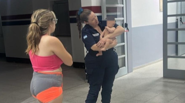 Gracias a maniobras de primeros auxilios, una bebé de tres meses fue salvada en la Comisaría 38° de Marquesado